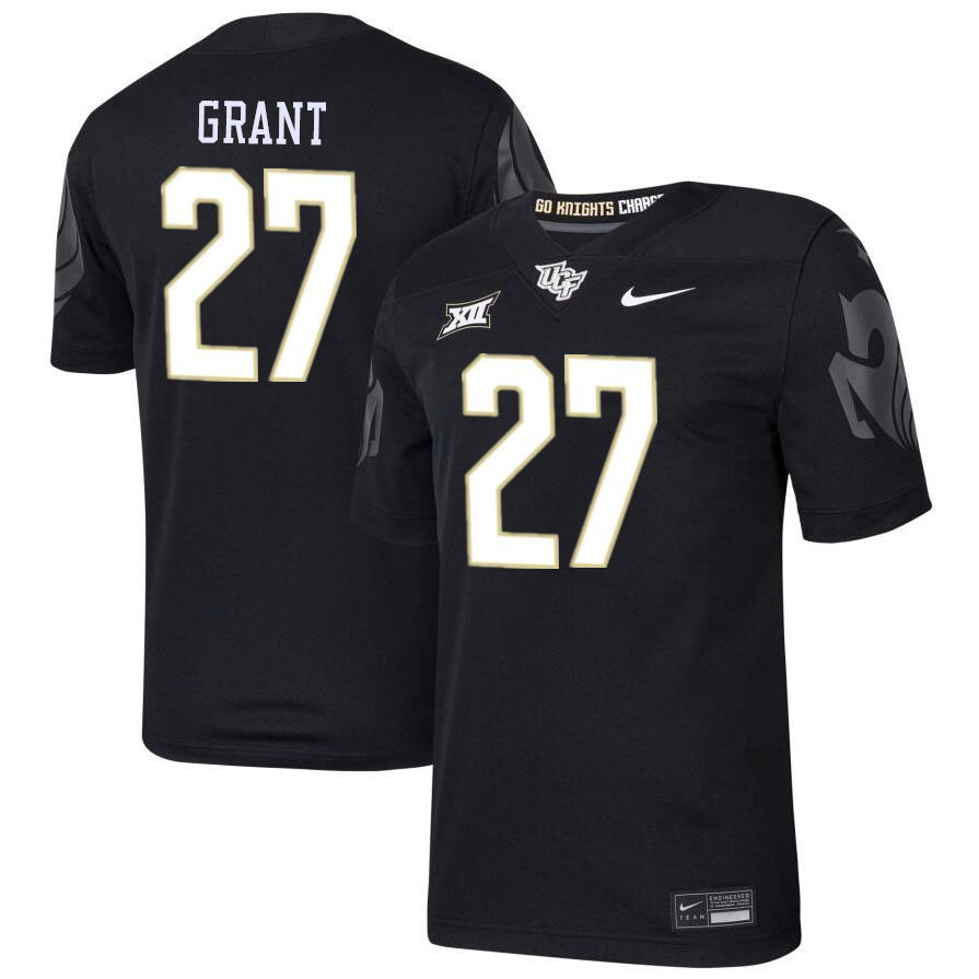 #27 Richie Grant UCF Knights Jerseys Football Stitched-Black